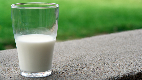 Een glas melk