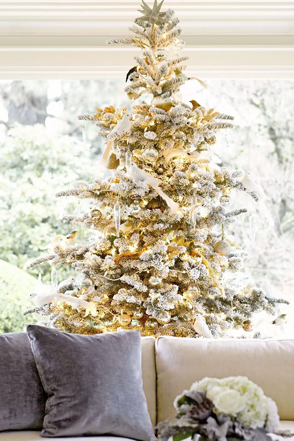 Kerstboom met goudaccenten 3